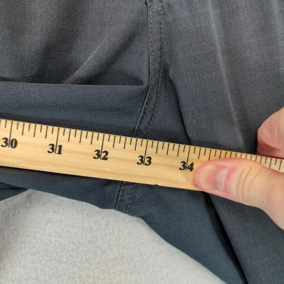 Tru-Spec Tactical Cargo Pants Mens 36x33 Black Ripstop Adj Waist Reinforced Knee - Picture 7 of 10